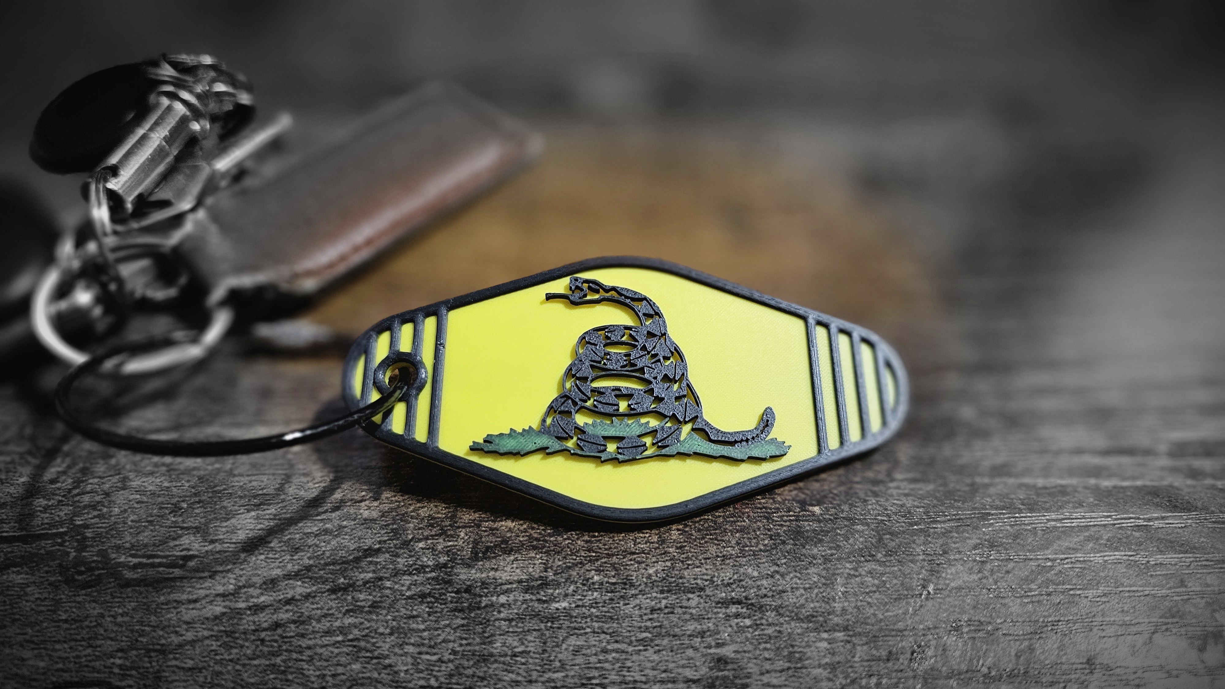 Custom Keychain - Personalized 3D printed keychain
